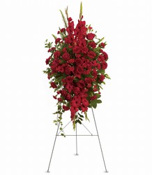 Deep in Our Hearts Spray from Boulevard Florist Wholesale Market